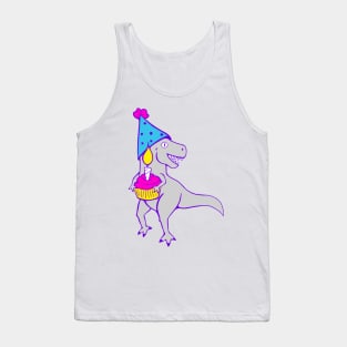 Happy Birthday T-Rex Tank Top